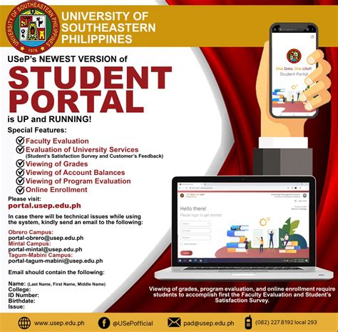 ustpprism|USeP Student Portal.